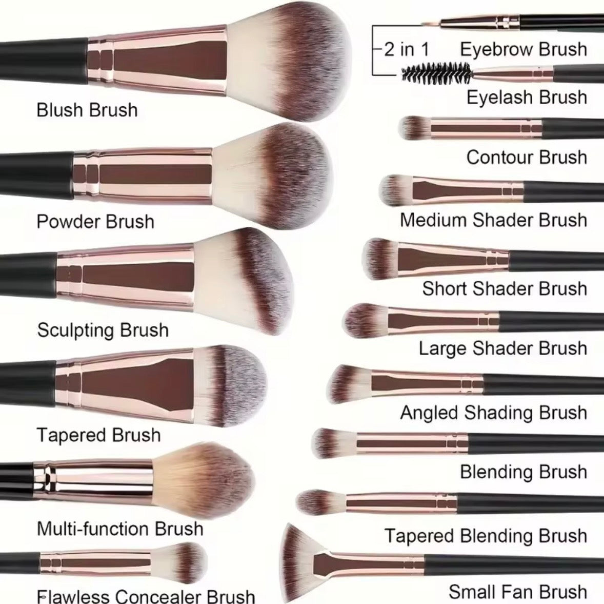 Professional Makeup Brush Pack